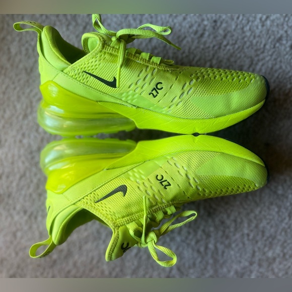 Women’s Lime Green 270 Running Tennis Shoes Size 8 - Picture 4 of 4